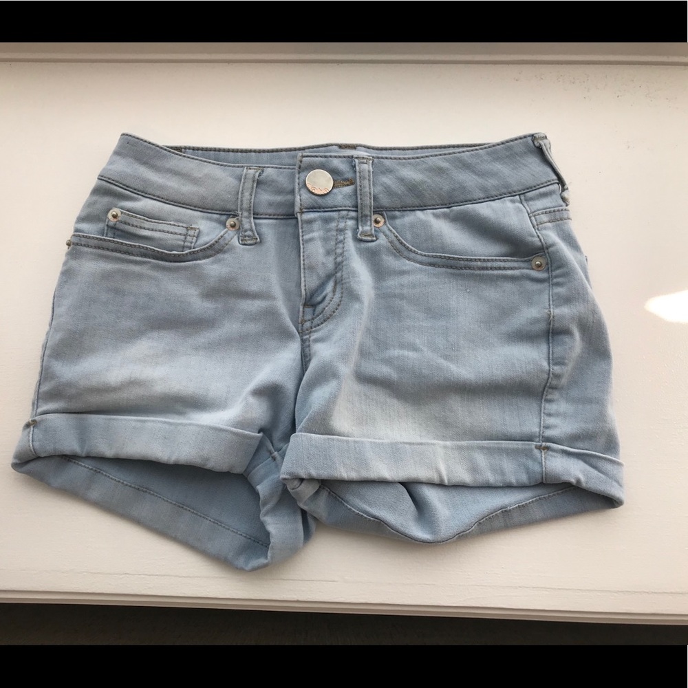 denim shorts